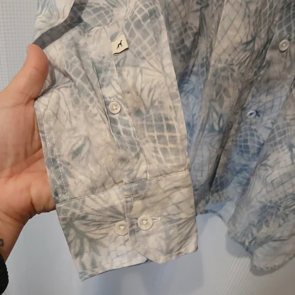 NWT Sacoor Brothers Blue Slim Fit Shirt - Picture 6 of 8